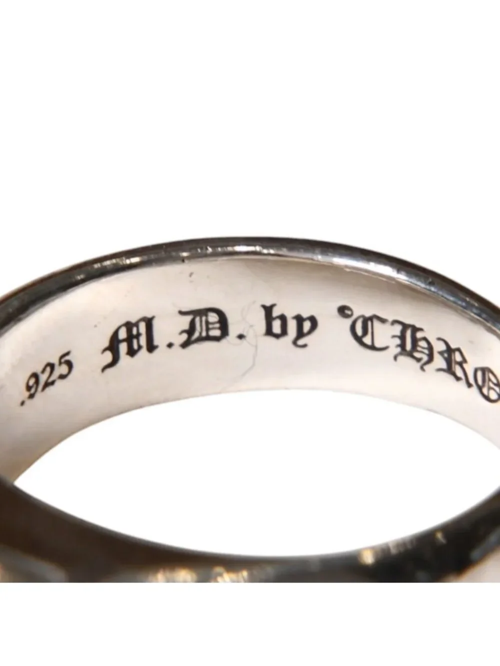 Chrome Hearts Dbl Chomper Double Ring 925 Sterling Silver Matty